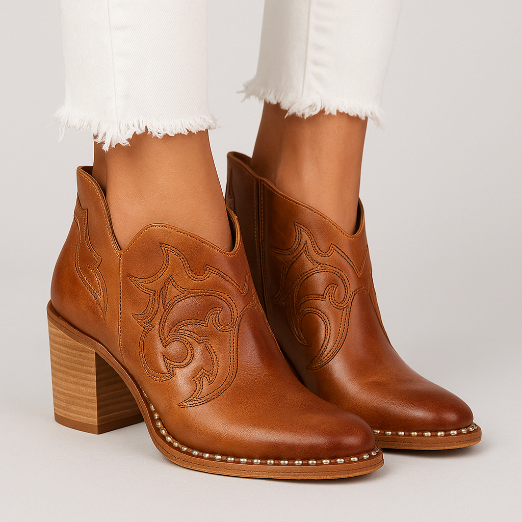 criselda western cowboy vegan leather ankle boots for women wsnsh.png