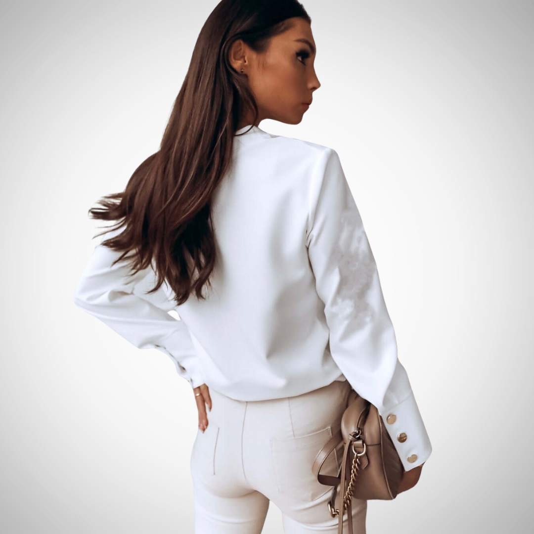 gabriella buttoned long sleeve blouse for women qxb93.png