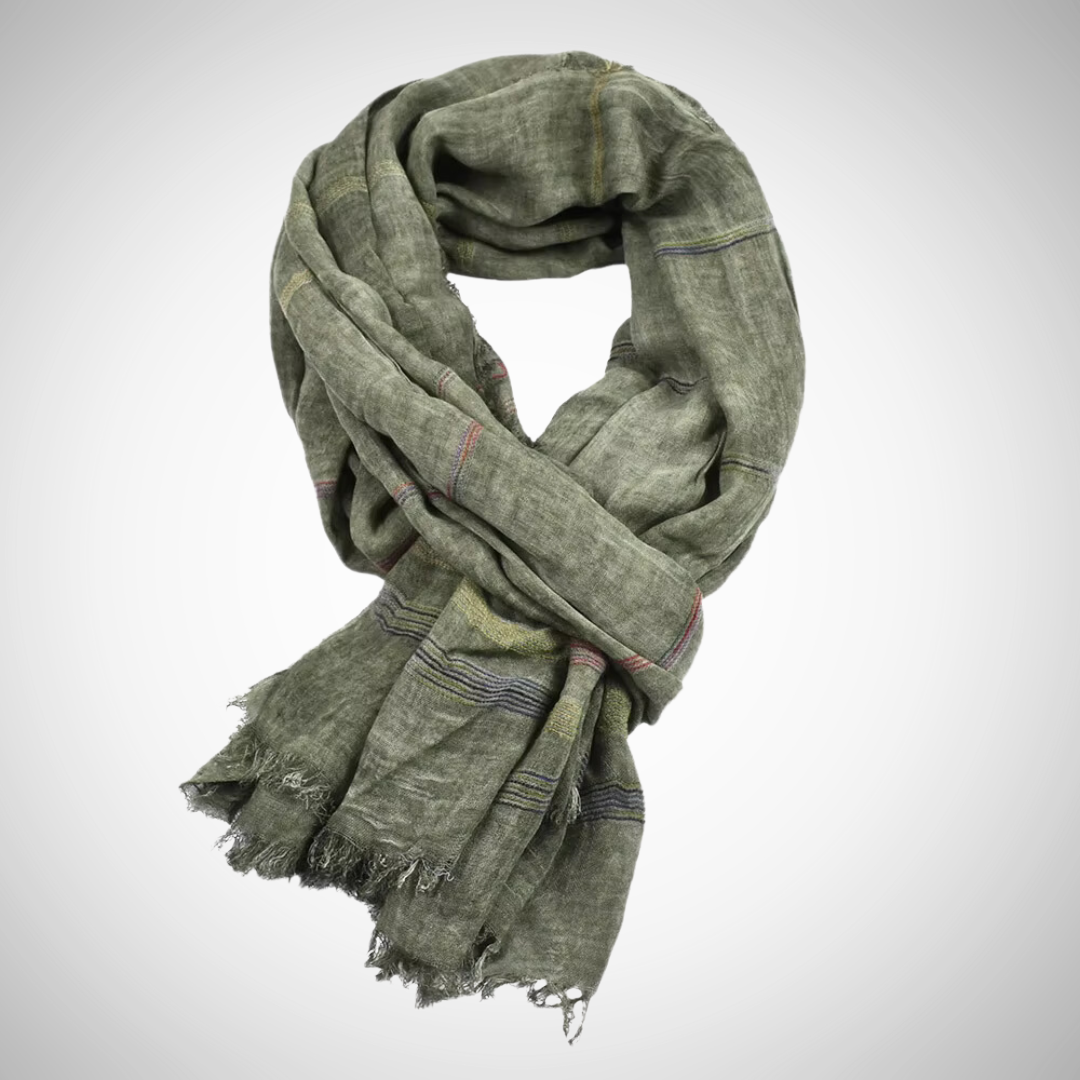 leo cotton linen scarf for men dkkot.png