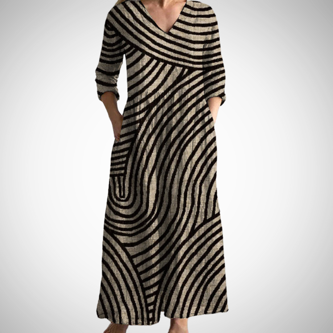 mabel vintage striped dress for women xrvh6.png
