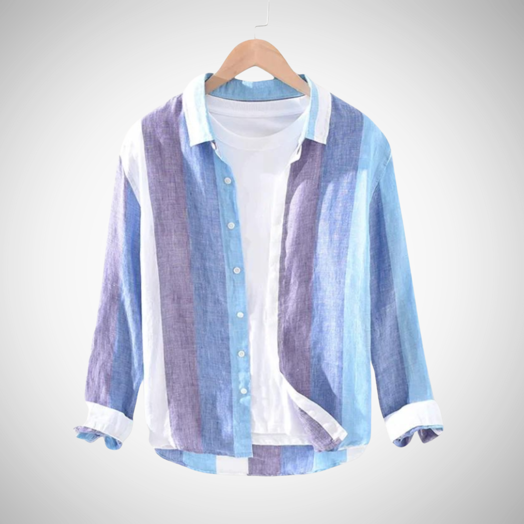 wally stripe linen button shirt for men 9dnoh.png
